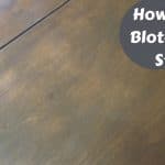 how to fix blotchy gel stain