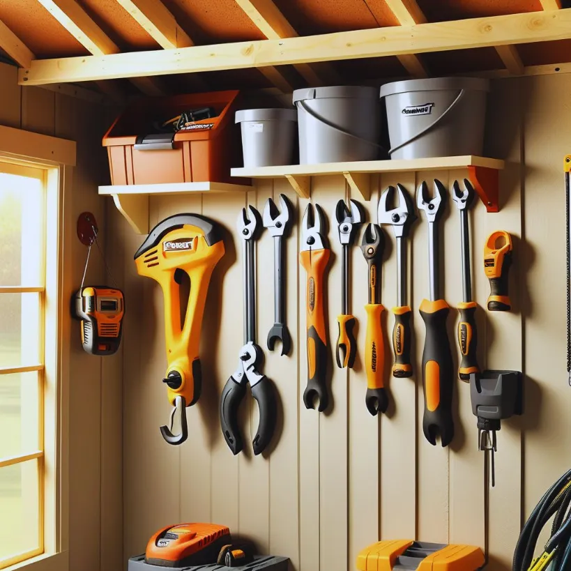 How to Hang Tools in a Suncast Shed