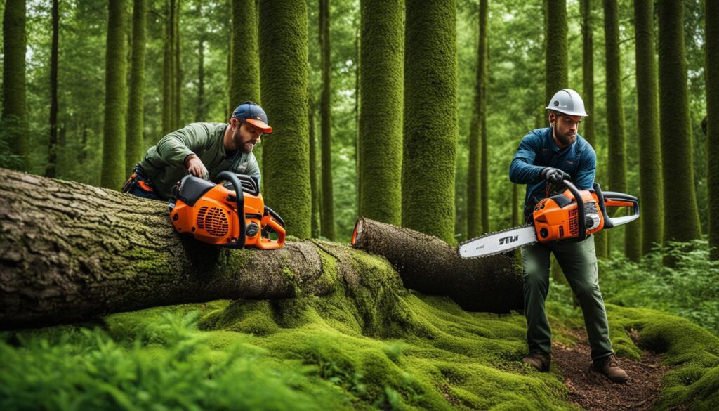 User experience and field testing of Stihl 194t and 193t chainsaws