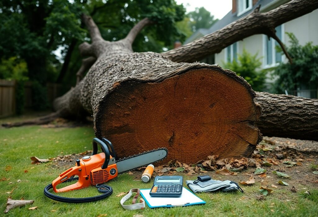 fallen tree removal cost calculator