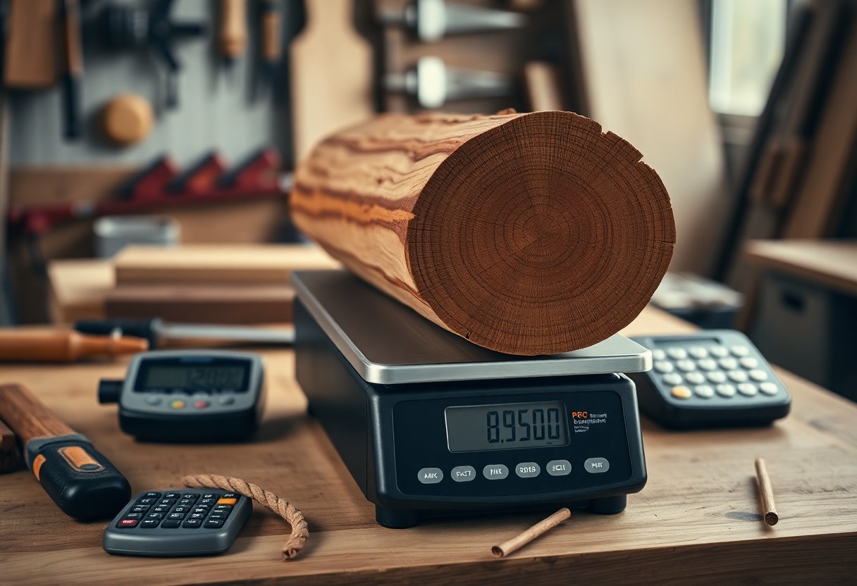 cedar wood weight calculator 