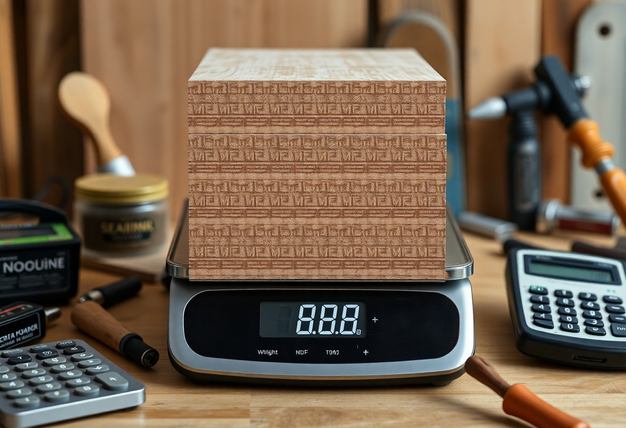 mdf wood weight calculator