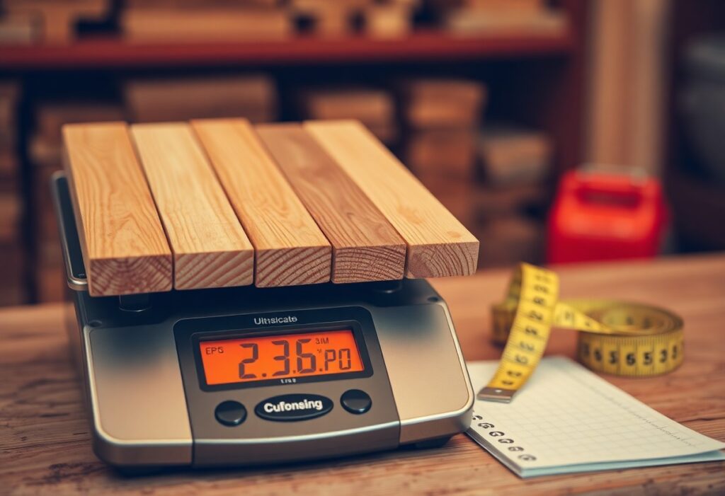 pressure treated wood weight calculator