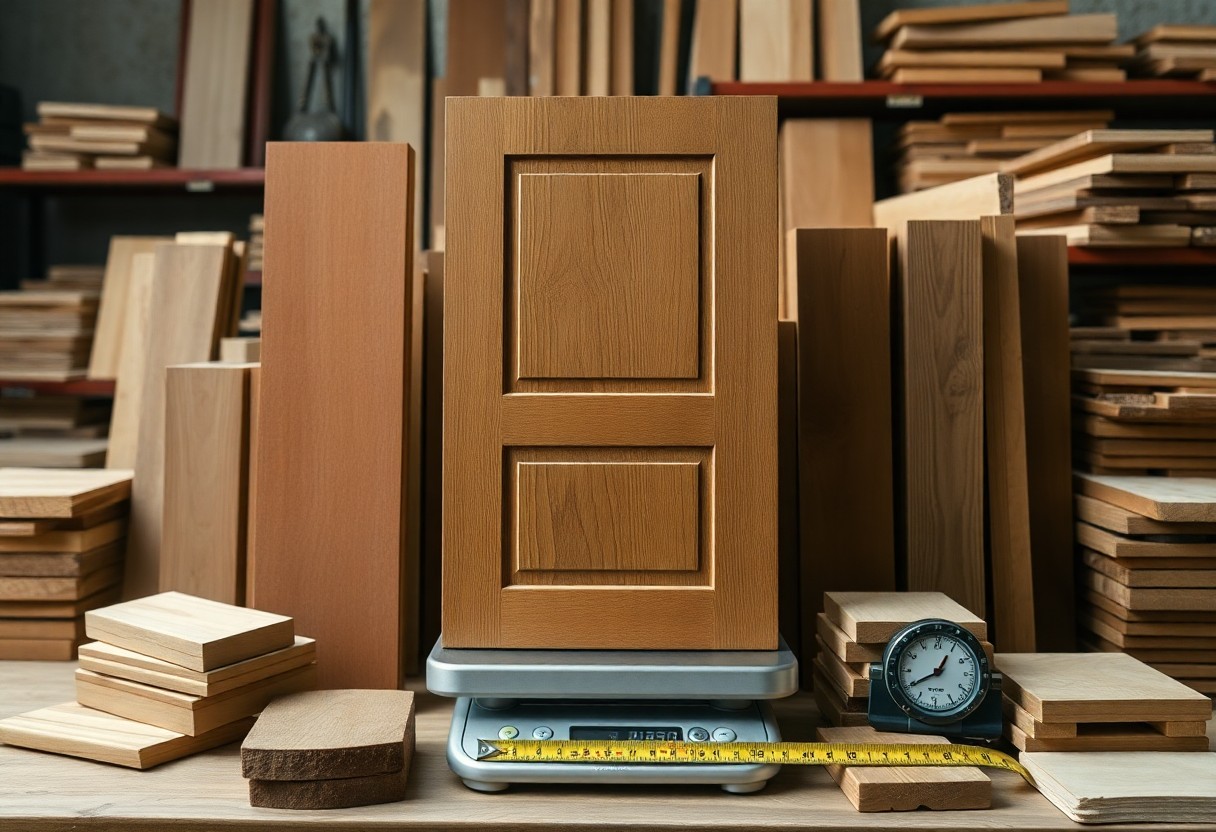 solid wood door weight calculator