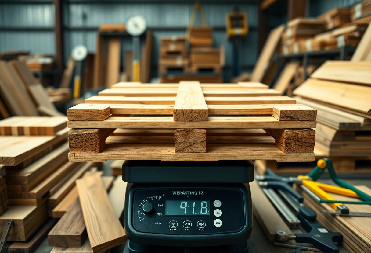 wood pallet weight calculator